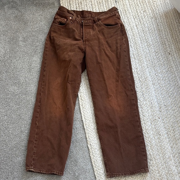 Levi's Women's Brown Jeans - Picture 1 of 1